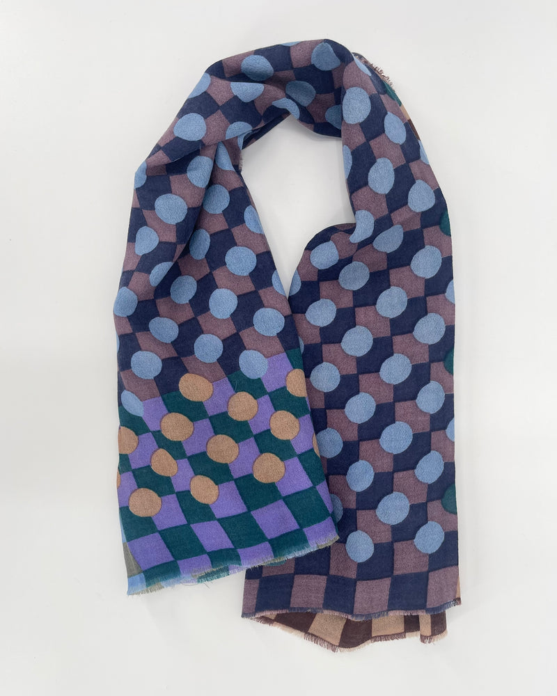 Oversize Square Block Scarf