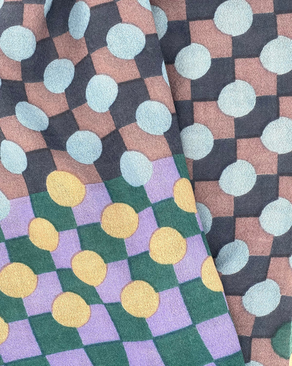 Oversize Square Block Scarf