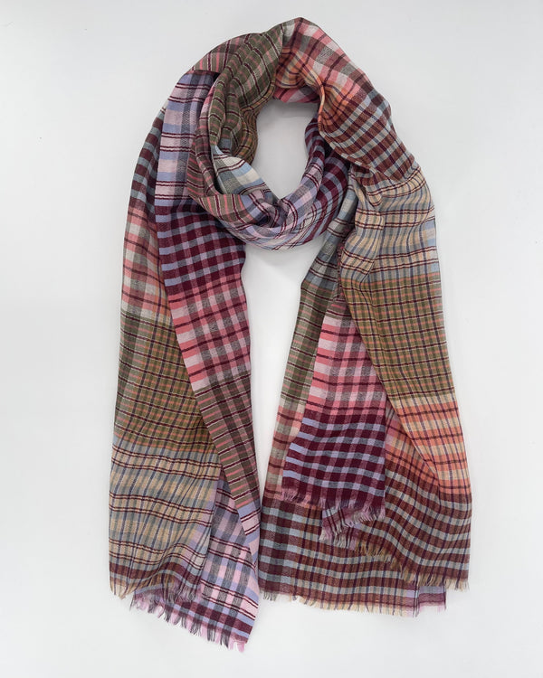 Plaid Wool Shawls