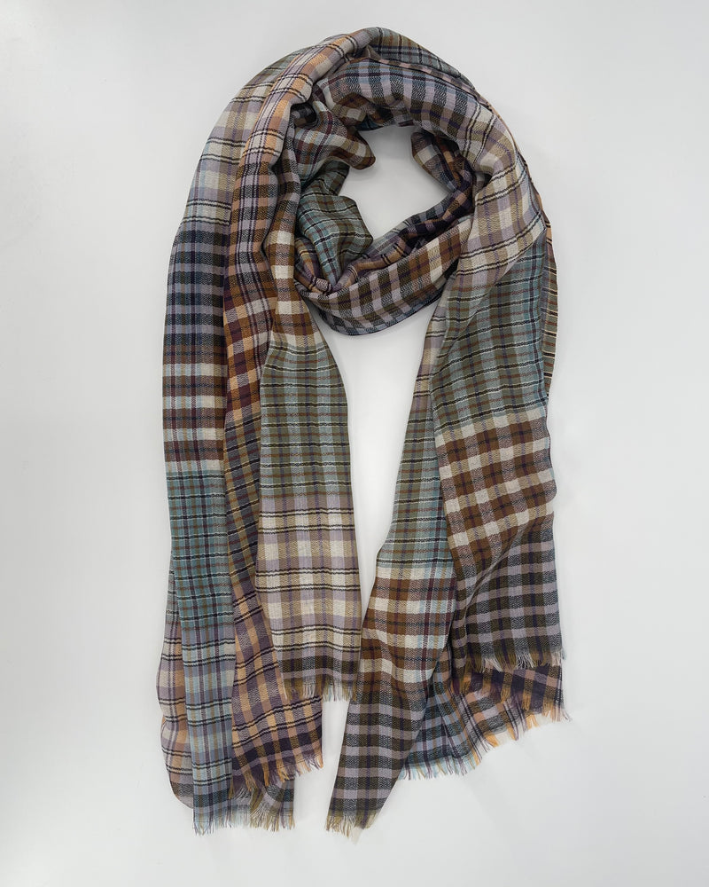 Plaid Wool Shawls
