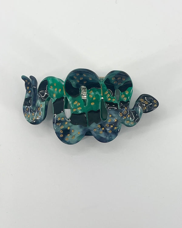 Hand Painted Mini Snake Cat Claw Hair Clip