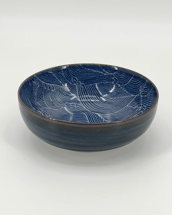 Blue Aranami Wave 8 1/2" Bowl
