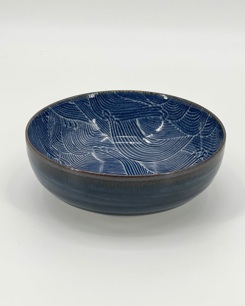 Blue Aranami Wave 8 1/2" Bowl