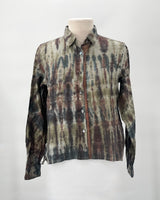 String Band Crop Shirt