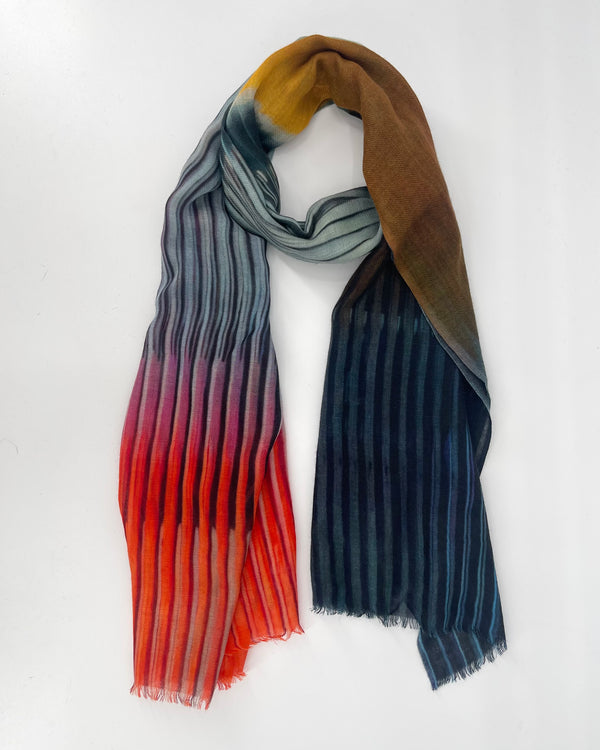 Wool Accordion Scarf
