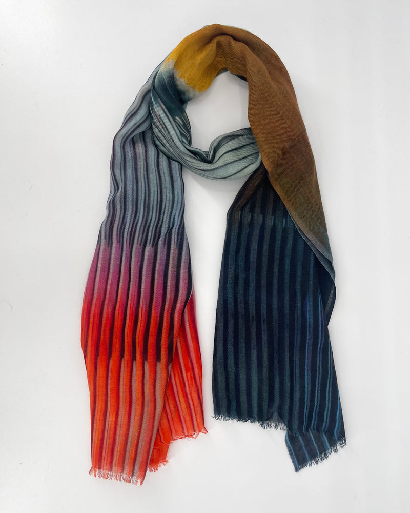 Wool Accordion Scarf