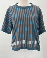 Bauhaus Short Sleeve Sweater Tee, Graphite