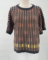Bauhaus Short Sleeve Sweater Tee, Oxide