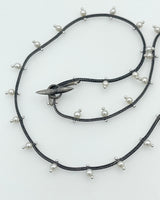 TenThousandThings White Pearl Foxtail Chain Necklace