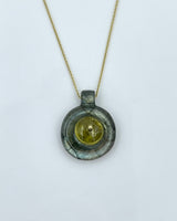TenThousandThings Labradorite Stone Bead Holder Necklace