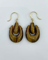 TenThousandThings O'Keefe Tiger's Eye Earrings