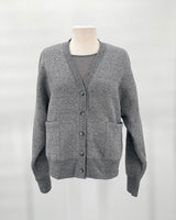 Cotton Brushed Fleece Cardigan