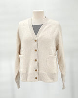 Cotton Brushed Fleece Cardigan