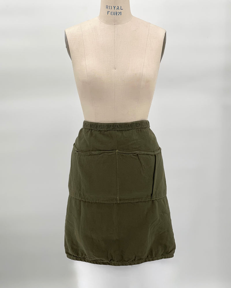 Cotton Canvas Half Apron