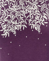 Lace T-Shirt in Purple