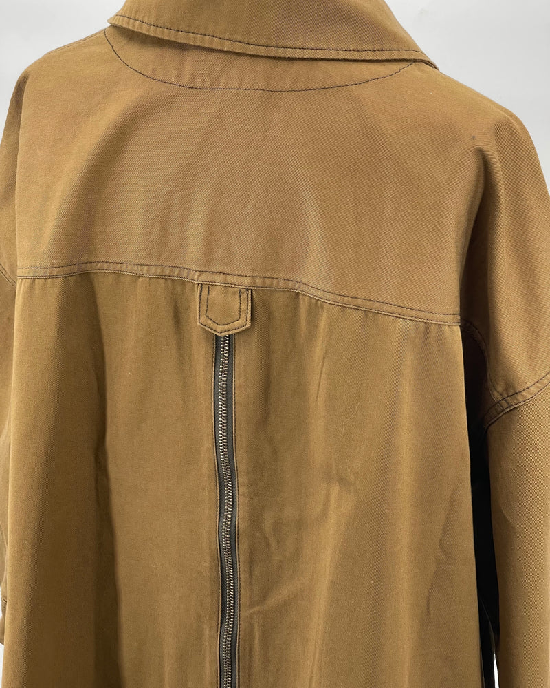 Basco Chino Cotton Coat, Camel