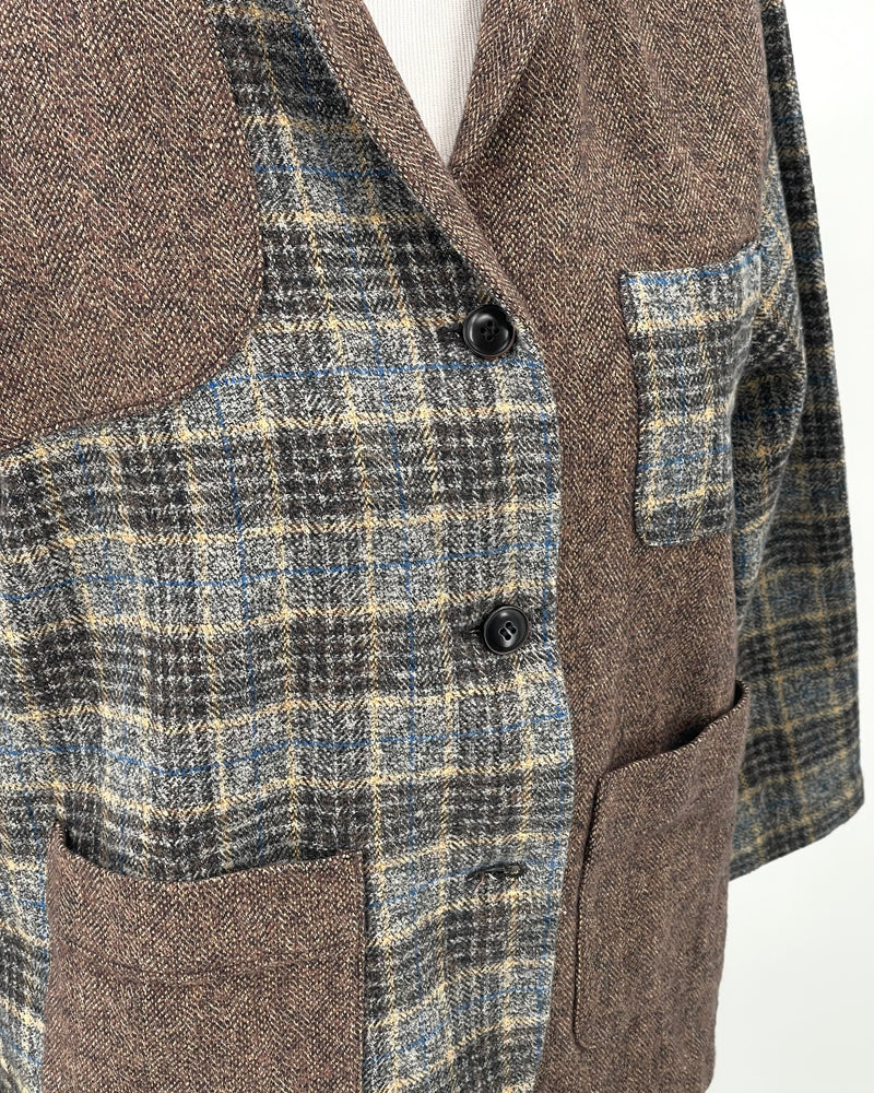 Basco Dennis Cotton Tweed Jacket, Brown