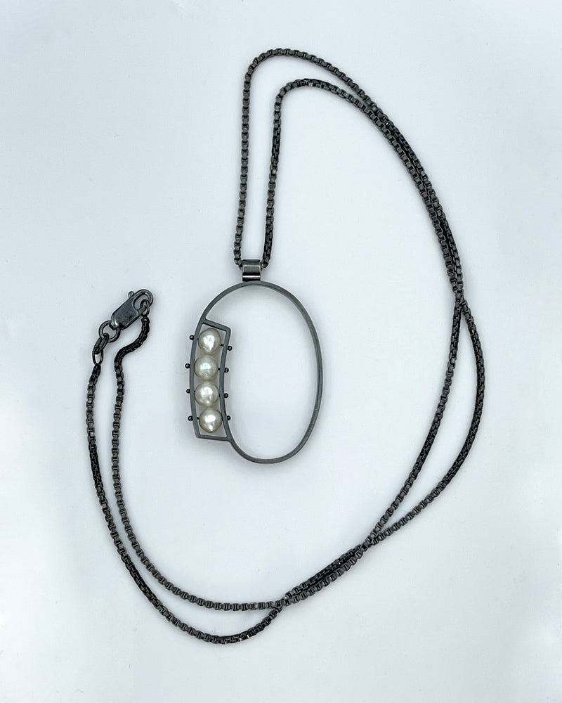 Ashka Dymel Large Swirl Necklace