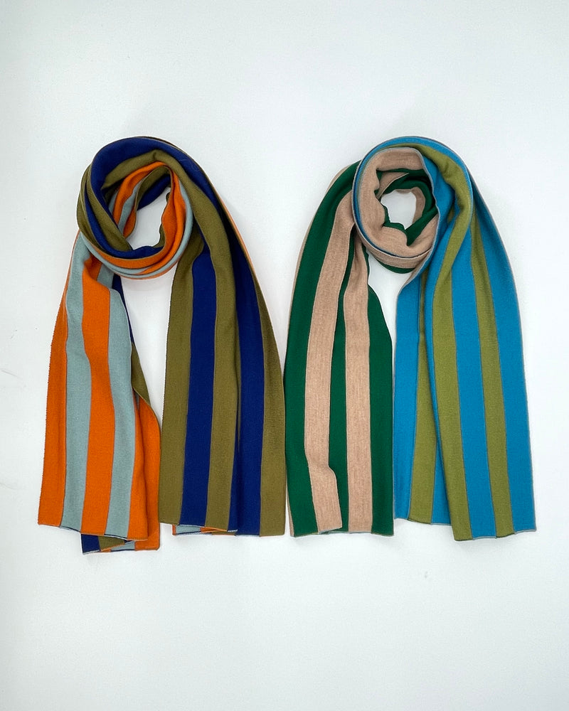 Catherine André Wide Stripe Scarf
