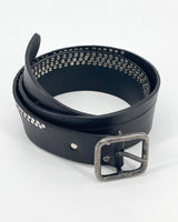 Johnny Farah Bi-Stud Belt, Black