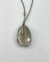 Margaret Solow Smokey Quartz & Tourmaline Necklace