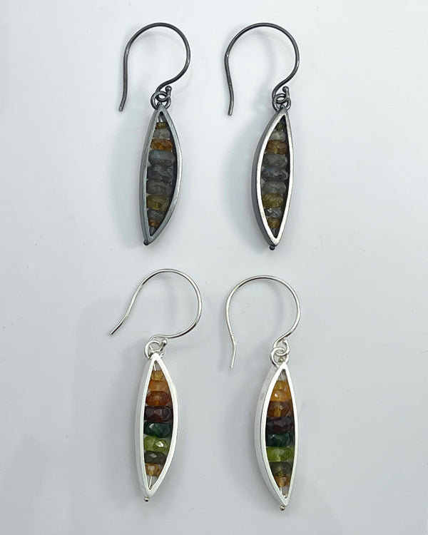 Ashka Dymel Leaf Earrings
