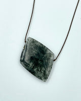 Margaret Solow Green Tourmalated Quartz Necklace *