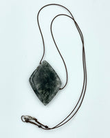 Margaret Solow Green Tourmalated Quartz Necklace *