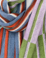 Optical Stripe Scarves