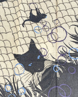 The Greedy Cat Shawl, Light Blue