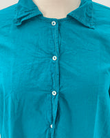 Aqua Button Shirt