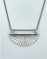 Jane Diaz Small Half Disc Amulet Necklace