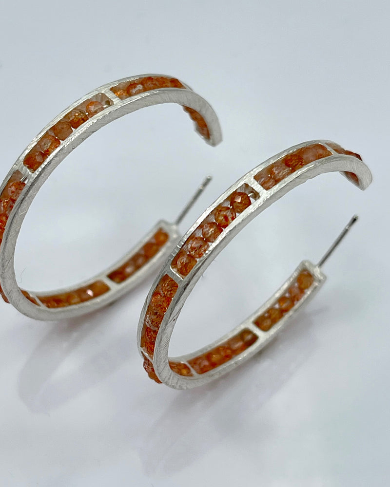 Heather Guidero Segment Hoop Earrings