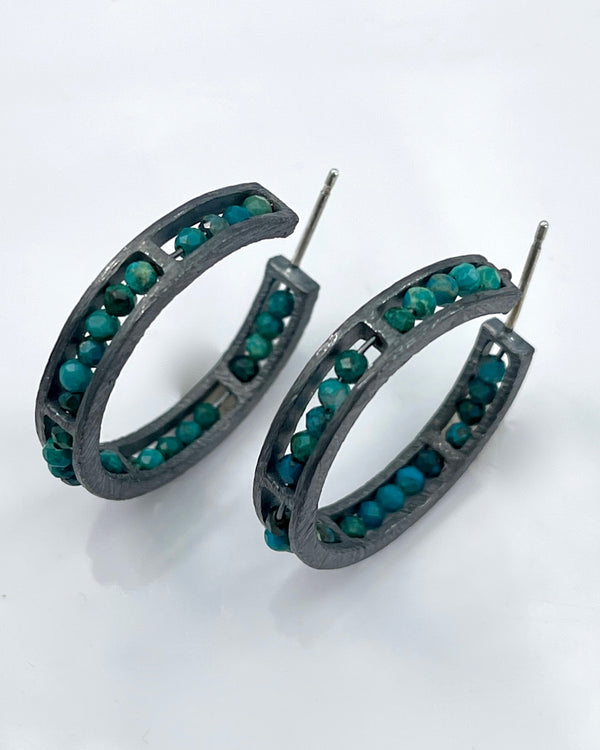 Heather Guidero Segment Hoop Earrings