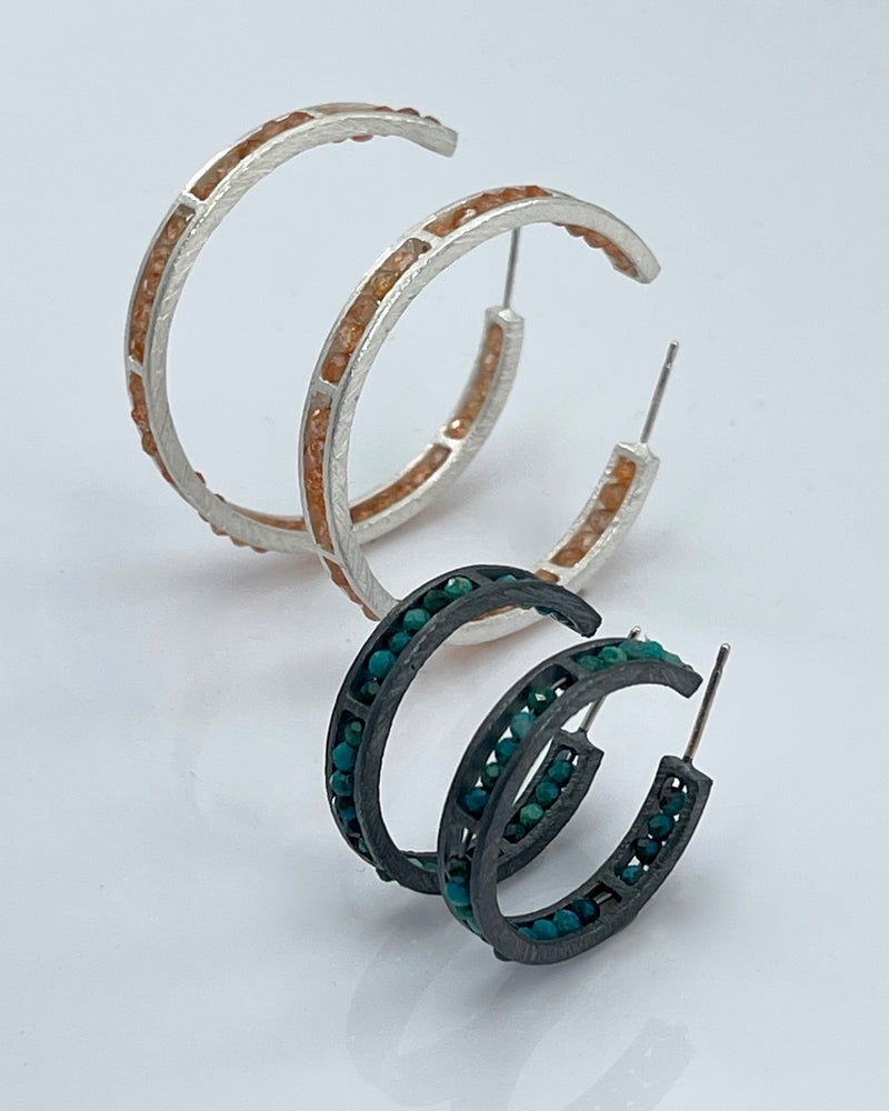 Heather Guidero Segment Hoop Earrings