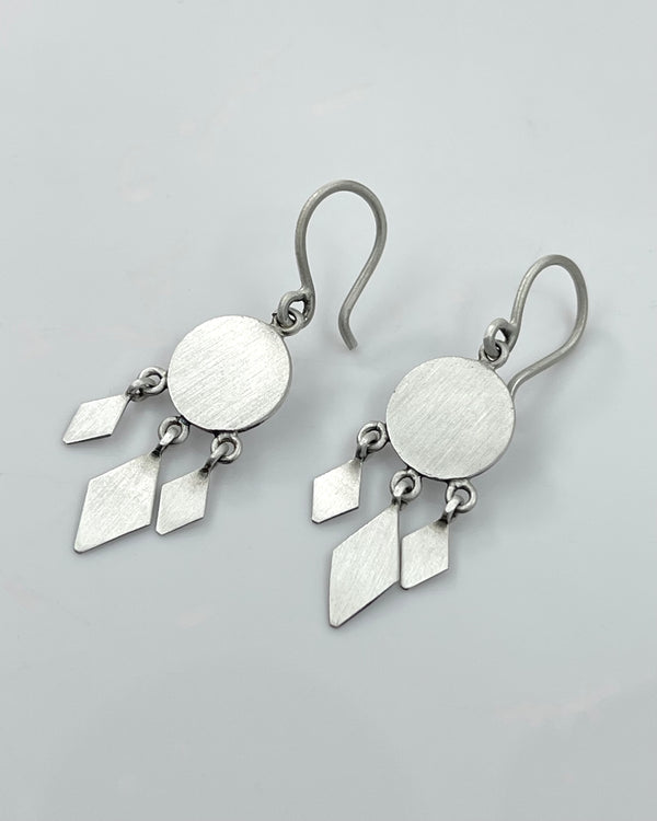 Jane Diaz Victorian Inspired Diamond Dangle Earrings