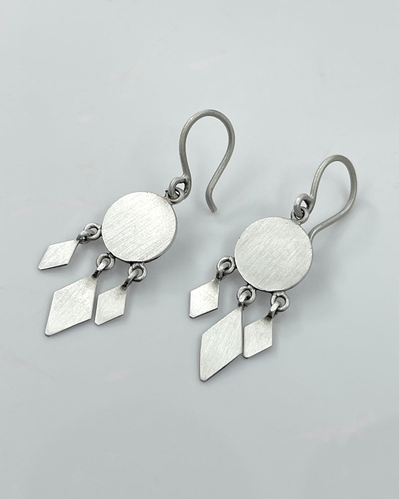 Jane Diaz Victorian Inspired Diamond Dangle Earrings