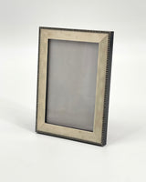 Stripe Inlaid Wood White Frames