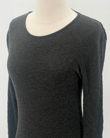 Hi-Soft Double Faced Long Sleeve Top, Black