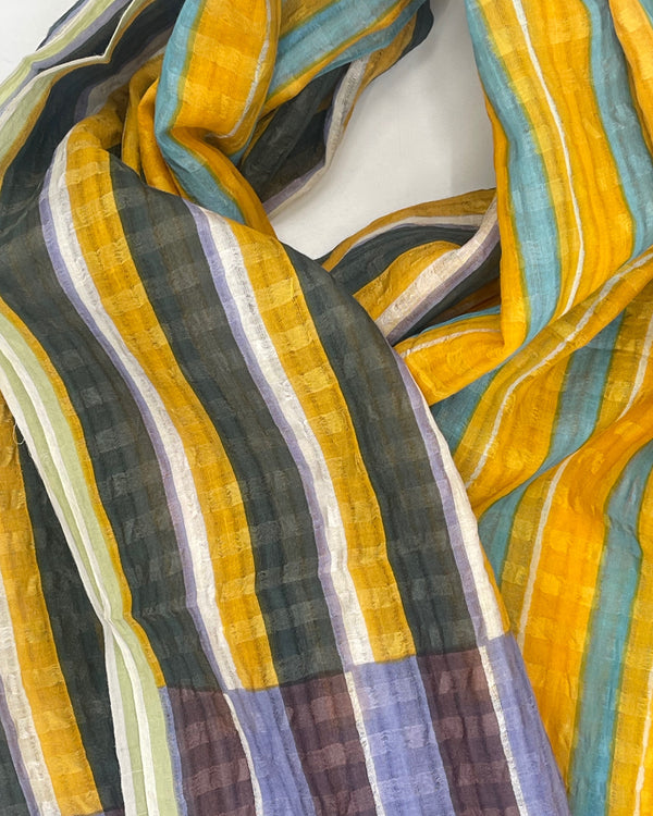 Segmented Stripe Scarf