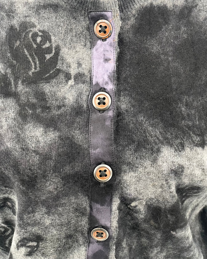 Decon Crew Rose Noir Cardigan