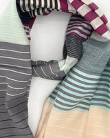 Samita Cotton & Silk Stripe Scarves