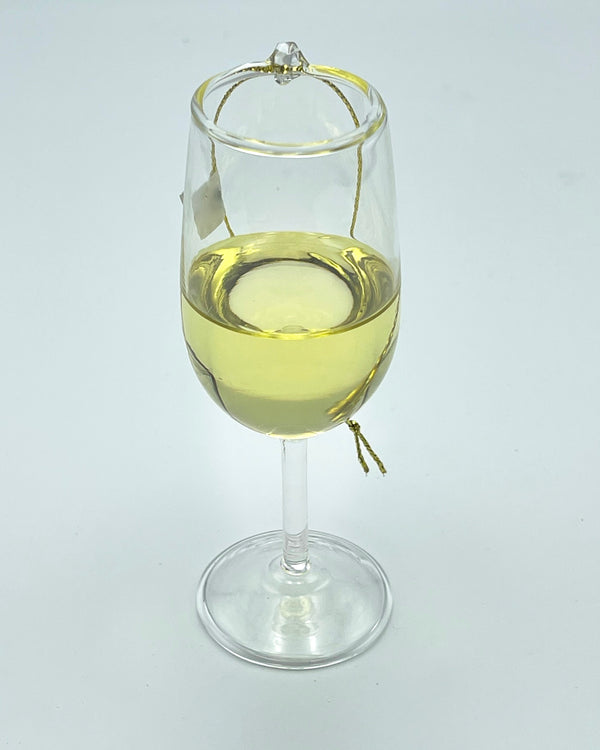 Glass of White Wine Ornament