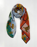 Four Seasons Natural Square Scarf