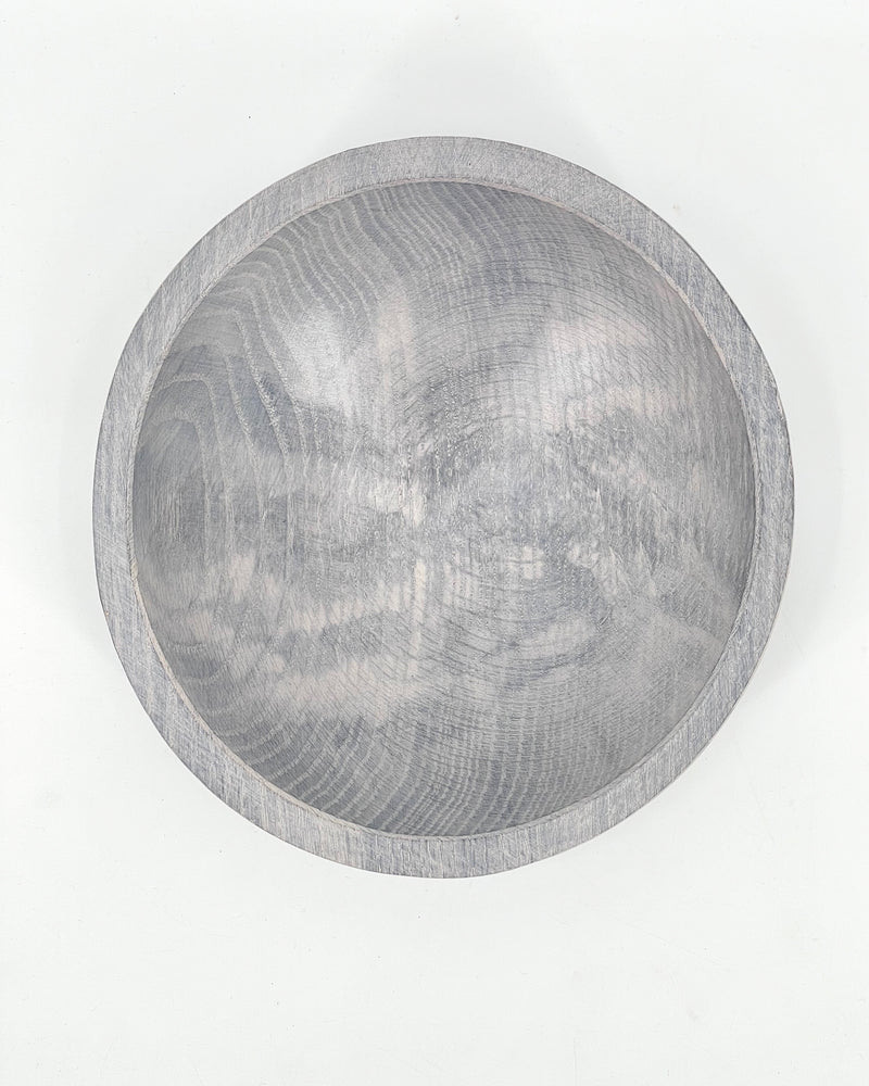 Round Driftwood Oak Bowl