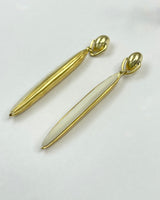 Vaubel Designs Long Reversible Bone Earring