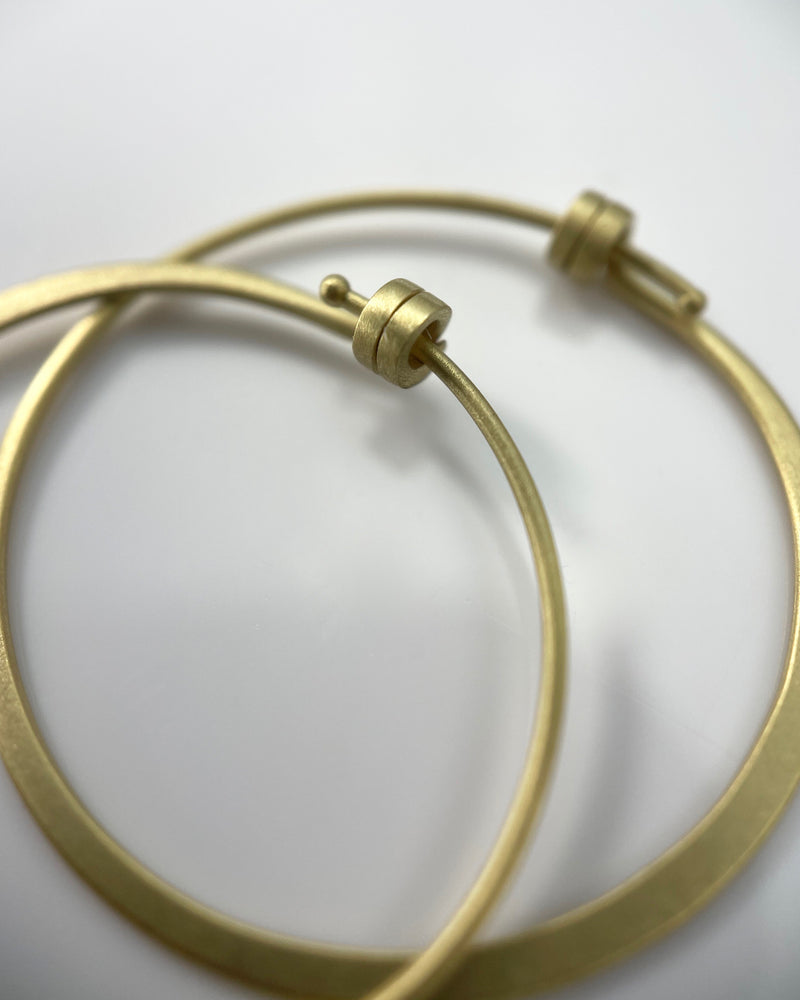 Carla Caruso Small Signature 18k Hoops