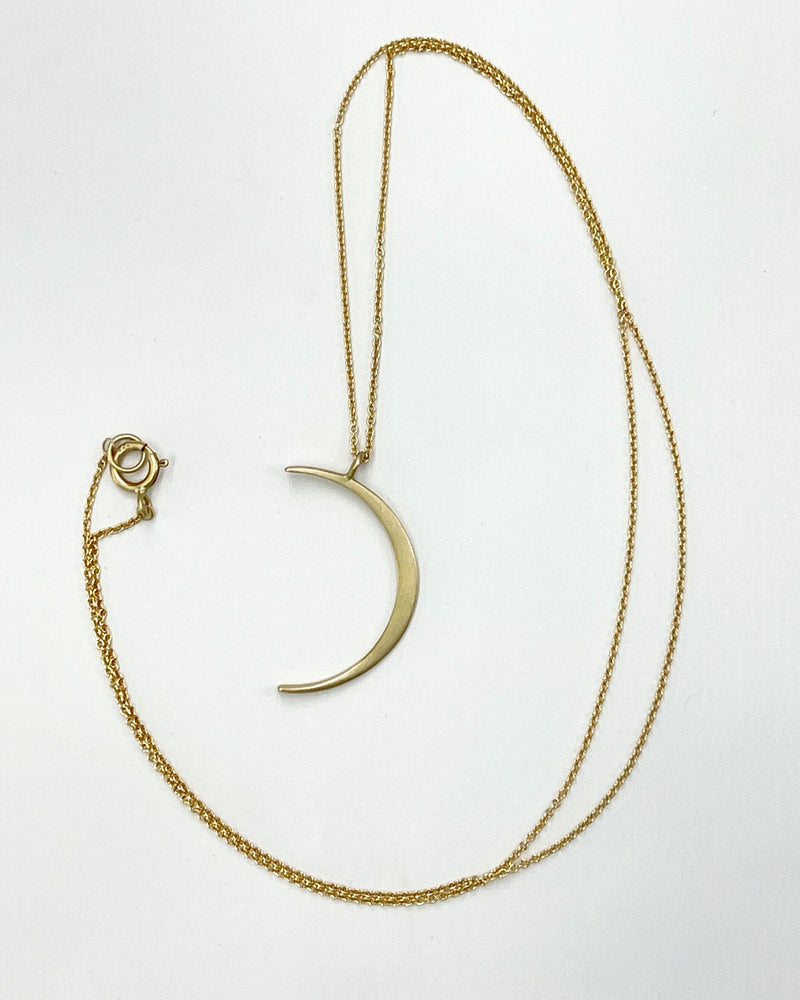 Carla Caruso Crescent Moon Necklace