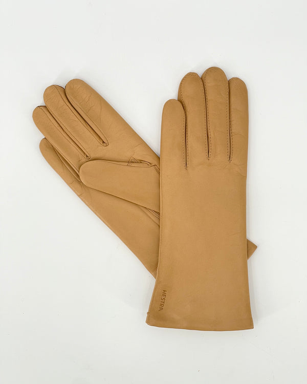 Hestra Elisabeth Leather Gloves in Camel