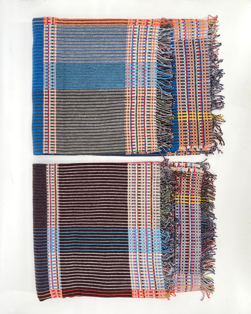 Pinstripe Lambswool Throws